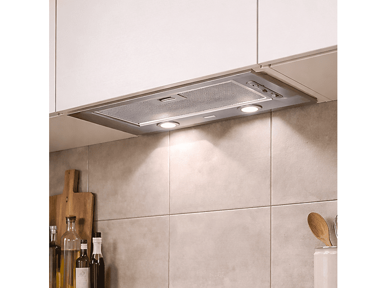 Campana grupo filtrante - Pando One CGR-60, 3 velocidades, 560 m³/h, 286 mm, Gris