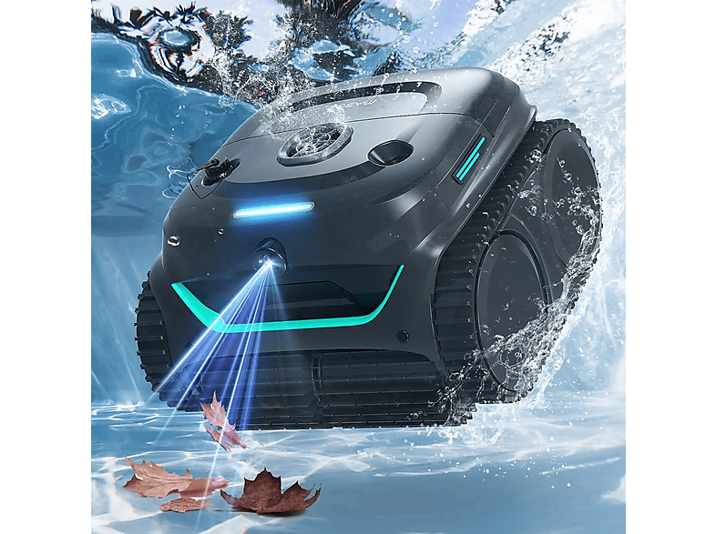 Robot limpiafondos - Wybot E-TRON VISION WYBOT WiFi IA, Negro
