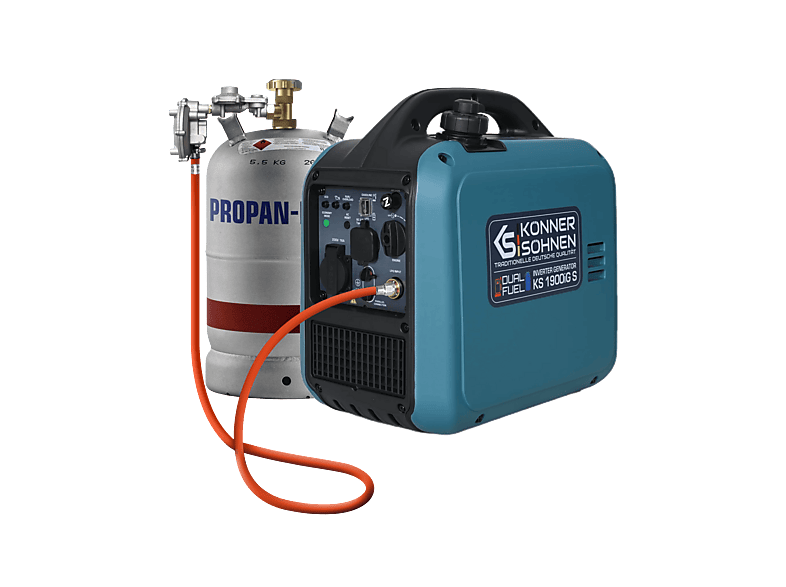Generador de energía - Könner & Söhnen Generador Inverter (gasolina/gas) KS 1900iG S