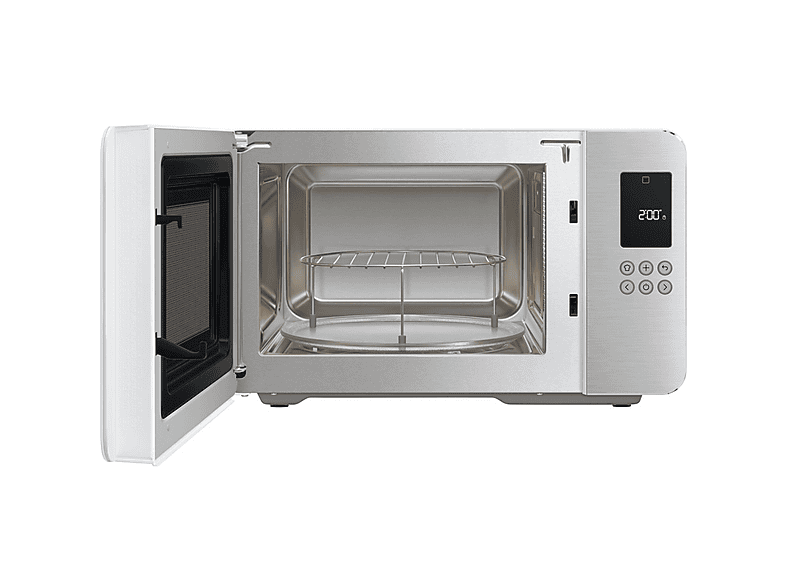 Microondas con grill - Smeg MOC01WHMEU, 1450 W, 29 l, Blanco mate