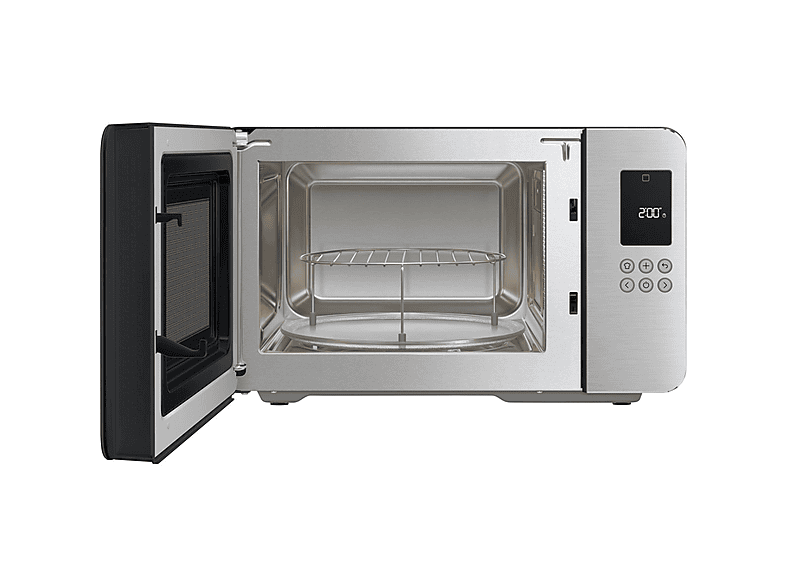 Microondas con grill - Smeg MOC01BLMEU, 1450 W, 29 l, Negro mate