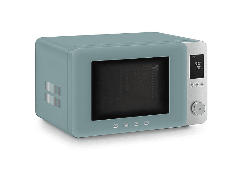 Microondas 9 en 1 - Smeg MOC02EGMEU, 2100 W, 27 l, Verde esmeralda mate