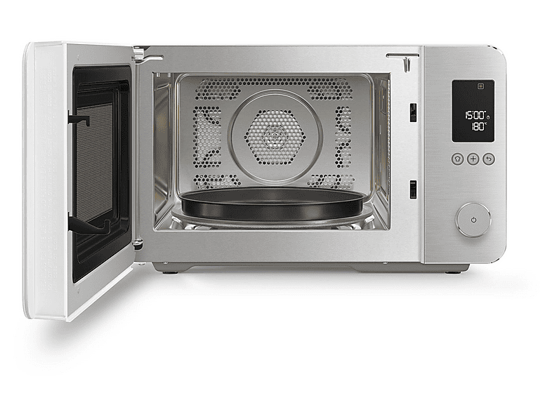 Microondas 9 en 1 - Smeg MOC02WHMEU, 2100 W, 27 l, Blanco mate