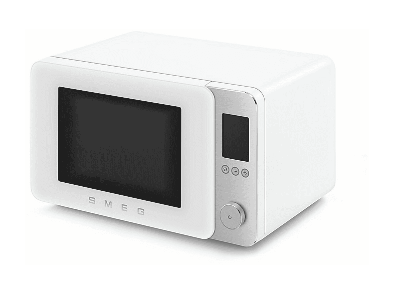 Microondas 9 en 1 - Smeg MOC02WHMEU, 2100 W, 27 l, Blanco mate