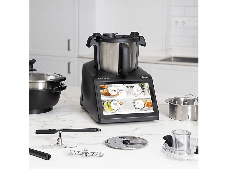 Robot de cocina - Ufesa RK10, 2400 W, Negro