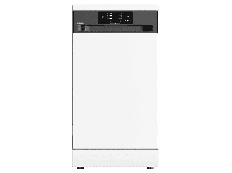 Lavavajillas libre instalación 45 cm - Cecotec Bolero Aguazero 4350, 4 programas, 44,7 cm, Blanco