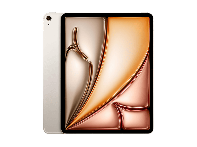 Tablet - Apple IPAD AIR 13 M4 WF CL 256GB STL, Beige, 13 " Retina, 12 GB RAM, Apple M M4, Tablet iOS