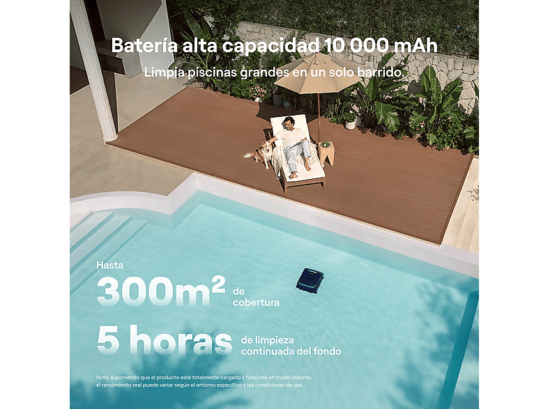 Robot limpiafondos - Beatbot Sora P7 BEATBOT, Negro