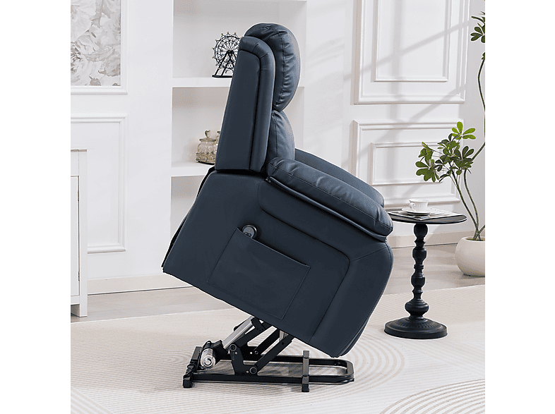 Sillón levanta personas - Homcom 713-092V90DB, 39,2 kg, Azul