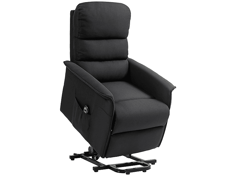 Sillón levanta personas - Homcom 713-042V90BK, 32,5 kg, Negro