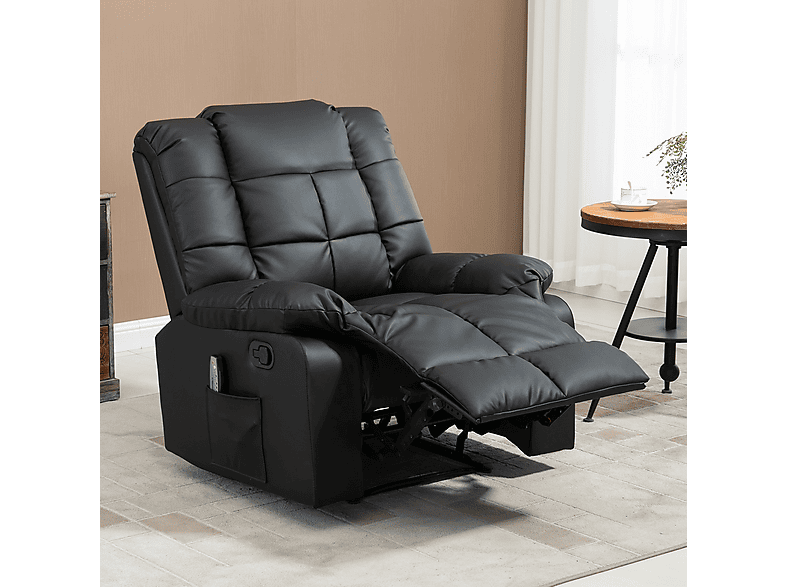 Sillón de masaje - Homcom 700-124V91BK, Negro