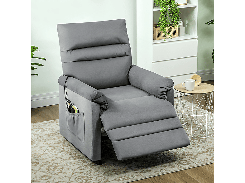 Sillón de masaje - Homcom 700-186V90GY, Gris
