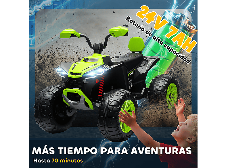 Quad eléctrico infantil - Aiyaplay 370-412V90GN