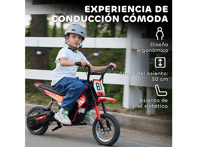 Moto eléctrica infantil - Aiyaplay 370-393V90RD