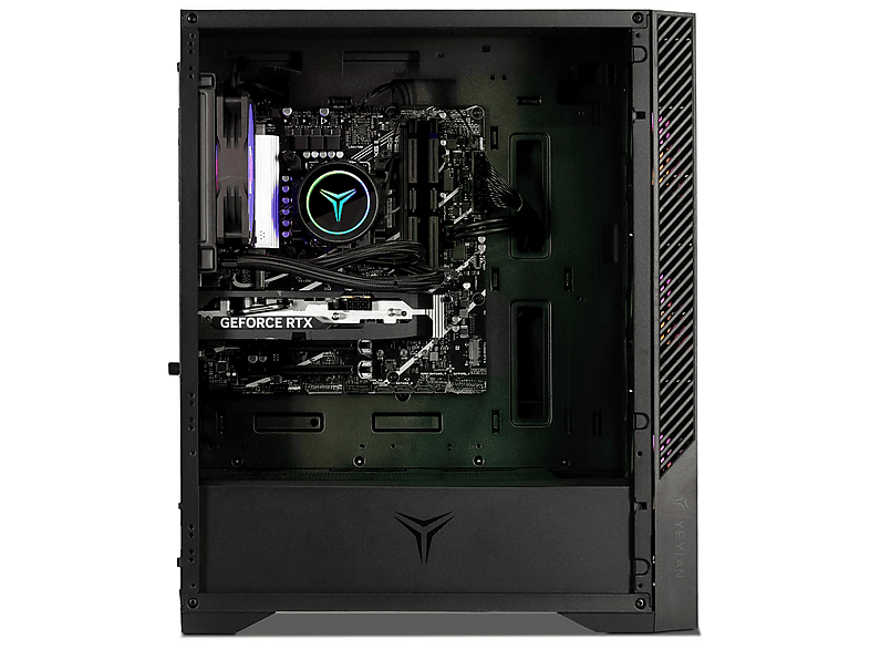 PC Gaming - Yeyian YPI-ED44F0C-5601ESP, Intel Core I5, 32 GB RAM, 1 TB SSD, GeForce RTX™ 5060, Windows 11 Pro, Negro