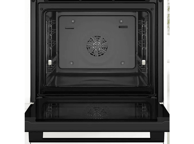 Horno multifunción - Bosch Serie 6 HBG536EB4, Integrable, Hidrolítica, 71 l, 594 mm, Negro
