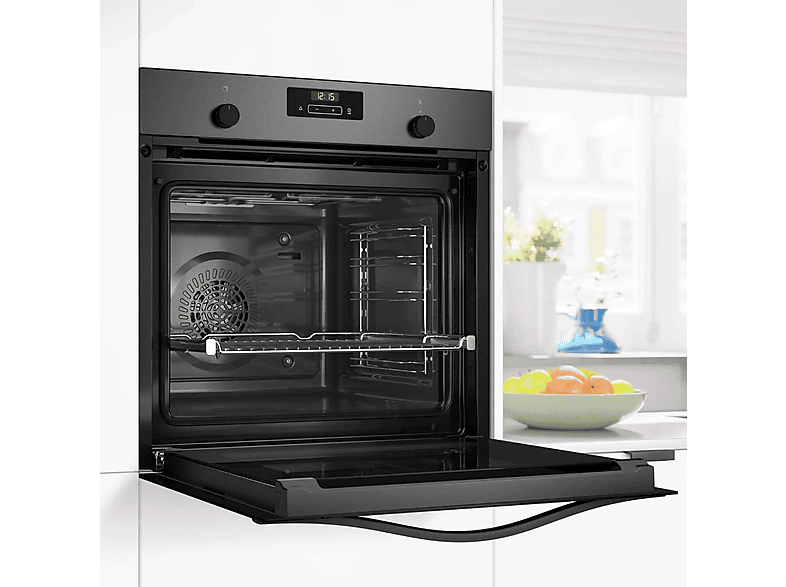 Horno multifunción - Balay 3HB4131G3, Integrable, Hidrolítica, 71 l, 594 mm, Grafito