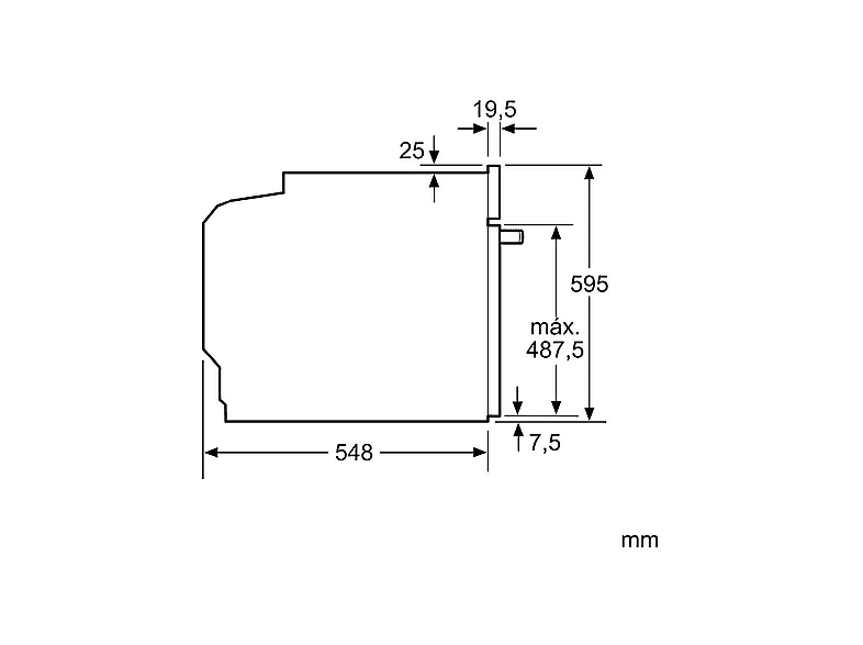 Horno multifunción - Balay 3HB4131G3, Integrable, Hidrolítica, 71 l, 594 mm, Grafito