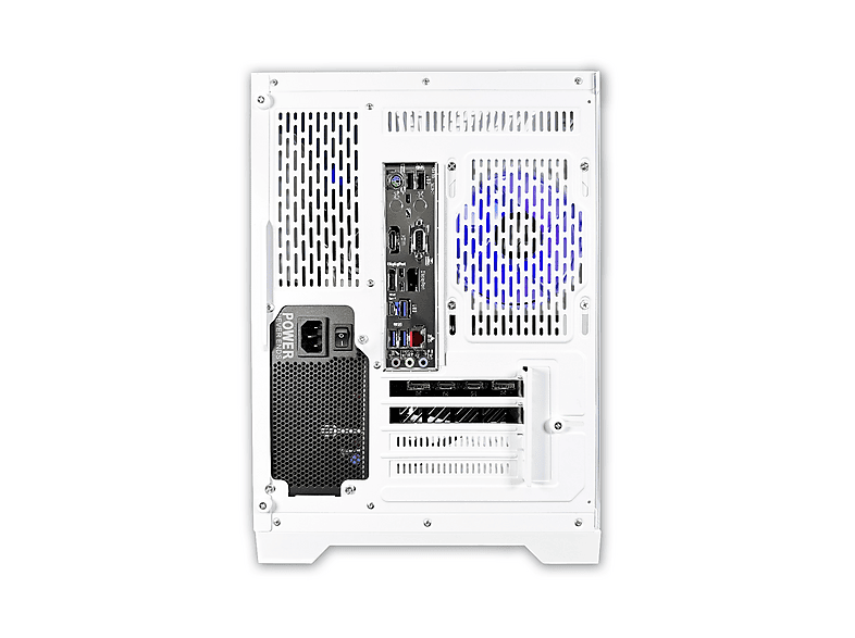 PC Gaming - Nitropc Avanzado, AMD Ryzen 7 5700X (6 núcleos, 16 hilos | 3,40 GHz hasta 4,60 GHz), 32 GB RAM, 1 TB SSD, GeForce RTX™ 5060, Blanco