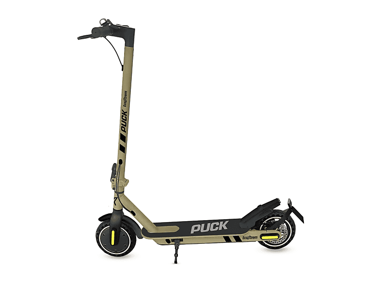 Patinete eléctrico - Ecoxtrem PUCK, Carga máx. 100 kg, 35km autonomía, 7,8 mAh, Camel