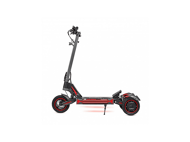 Patinete eléctrico - Ecoxtrem Xanzer, Pot. máx. 1600 W, Carga máx. 130 kg, 20000 mAh, Black