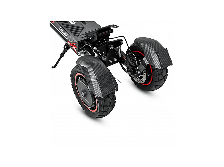 Patinete eléctrico - Ecoxtrem Xanzer, Pot. máx. 1600 W, Carga máx. 130 kg, 20000 mAh, Black