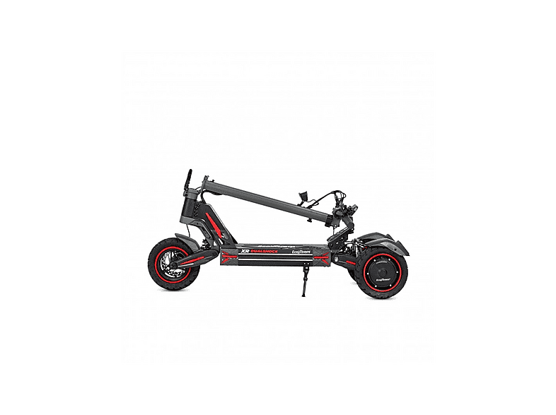 Patinete eléctrico - Ecoxtrem Xanzer, Pot. máx. 1600 W, Carga máx. 130 kg, 20000 mAh, Black