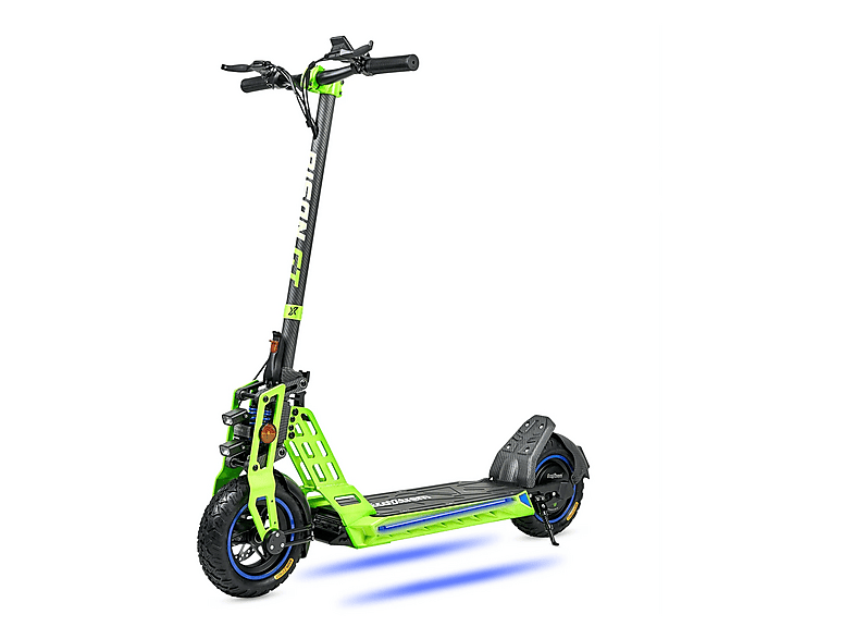 Patinete eléctrico - Ecoxtrem Bison GT, Carga máx. 120 kg, 40 km autonomía, 13000 mAh, Lima