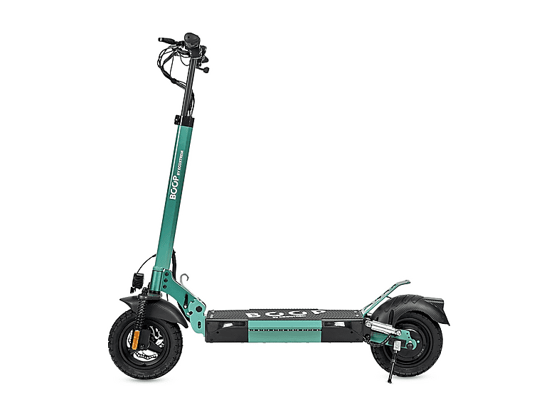 Patinete eléctrico - Ecoxtrem BOOP, Pot. máx. 800 W, Carga máx. 120 kg, 40km autonomía, 13000 mAh, Verde Jade