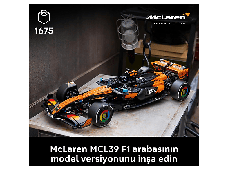 Juego de construcción - LEGO LEGO® Technic Coche McLaren MCL39 F1 - Maquetas de Coche para Adultos, edad recomendada: 8 año(s), 1675 piezas