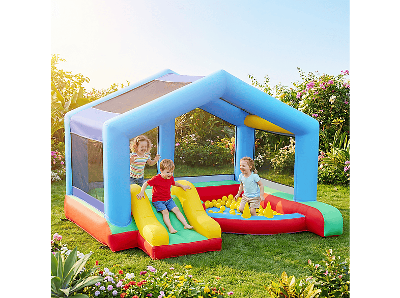 Castillo Hinchable Niños - Aiyaplay 346-026V90MX, a partir de 3 año(s), Multicolor