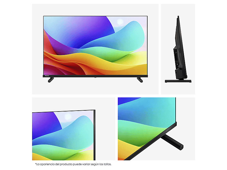 TV QLED 40" - Hisense 40A5S, Full-HD, NT72690, Smart TV, DVB-T2 (H.265), Negro