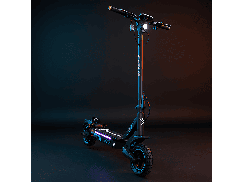 Patinete eléctrico - Smartgyro K5 PRO LR, Negro