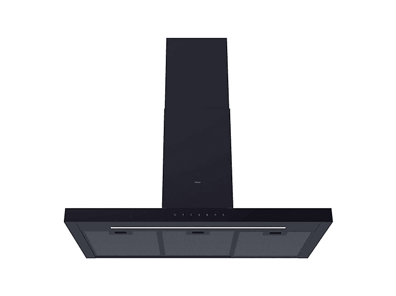 Campana decorativa - Haier ID Feel, 4 velocidades, 733 m³/h, 898 mm, Negro