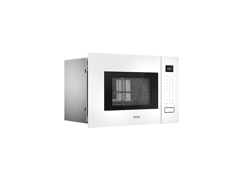 Microondas integrable - Haier HWO38MG2BHXW, 1270 W, 5 potencia, 20 l, Blanco