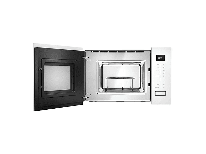 Microondas integrable - Haier HWO38MG2BHXW, 1270 W, 5 potencia, 20 l, Blanco
