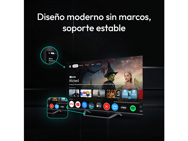 TV QLED 43" - Tesla Smart TV 43" QLED Q43E655GUS, Full-HD, Gris