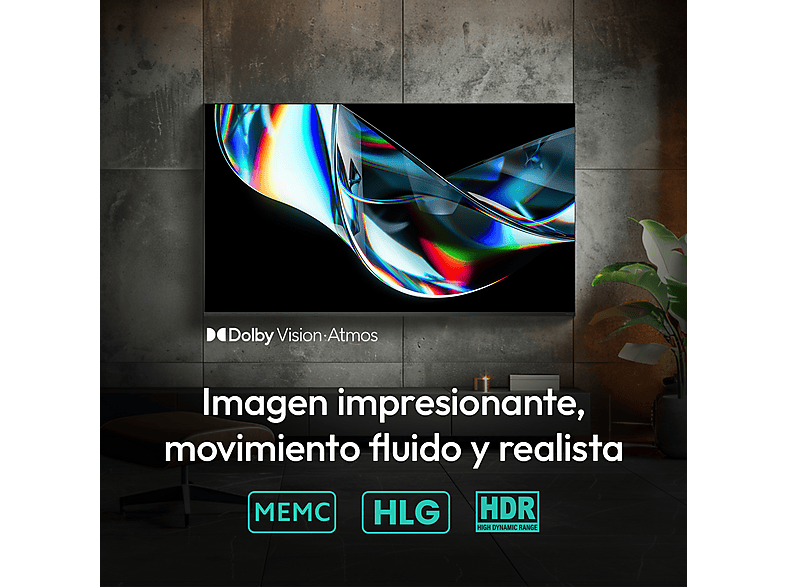 TV QLED 75" - Tesla Smart TV 75" QLED Q75E655GUS, Full-HD, Gris