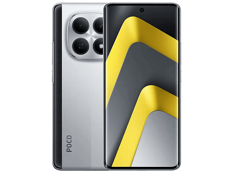Smartphone - POCO M8, Silver, Móvil HyperOS, 512 GB, 12 GB RAM, 6,77 ", Snapdragon 6 Gen 3, 5520 mAh