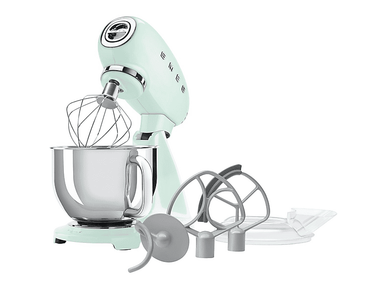 Robot Amasador - Smeg SMF05, Verde pastel