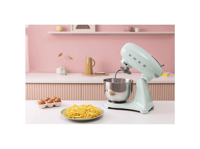 Robot Amasador - Smeg SMF05, Verde pastel