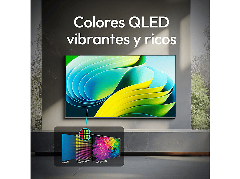TV QLED 65 - Tesla Smart TV 65" QLED Q65E655GUS, Full-HD, Gris