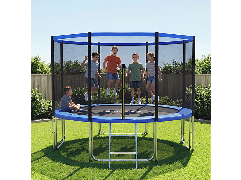 Cama Elástica Exterior - Sportnow A71-066V03BU, a partir de 6 año(s), Azul