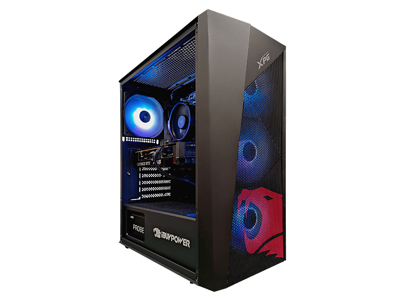 PC Gaming - Ibuypower Fighter Ronin Lite, AMD Ryzen 5 5500, 16 GB RAM, 500 GB SSD, GeForce RTX™ 3050, Windows 11 Pro, Negro