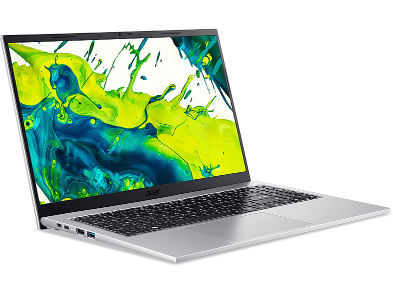 Portátil - Acer Aspire Go 15 AG15-72P, 15,6 " Full-HD, Intel Core 5 120U, 16 GB RAM, 512 GB SSD, UHD Graphics, Windows 11 Home, Plata