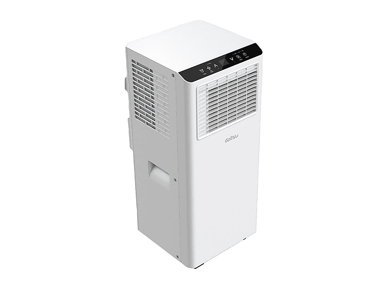 Aire acondicionado portátil - Daitsu 3NDA03026, 9 fg/h, 2 velocidades, 22 m², 64 dB(A), Blanco
