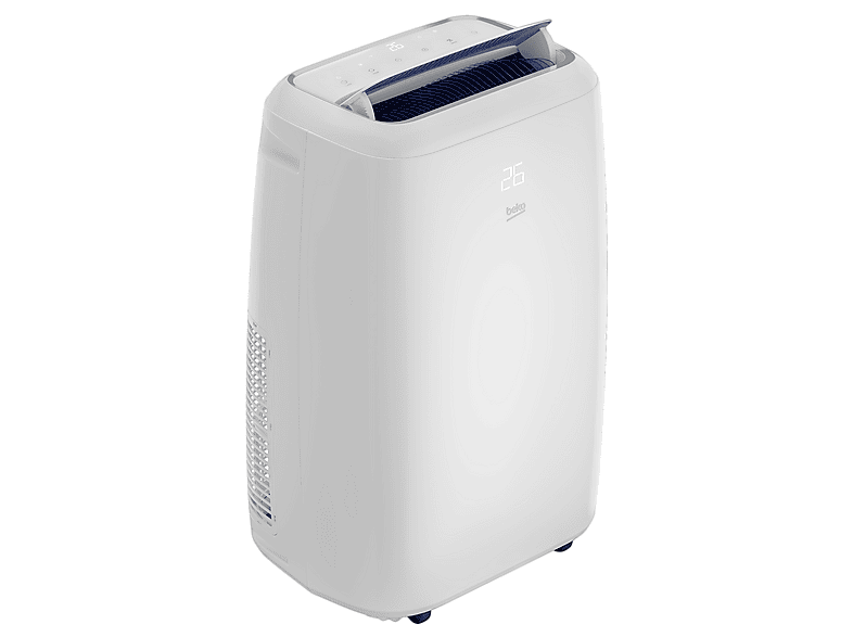 Aire acondicionado portátil - Beko 8512233200, 11942 fg/h, 3 velocidades, 40 m², Blanco