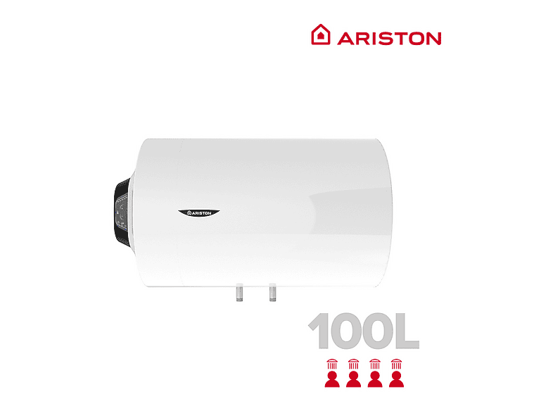 Termo eléctrico - Ariston PRO1 ECO H, 100 l, Blanco