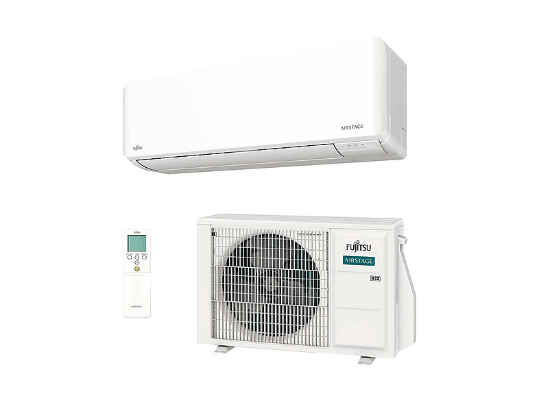Aire acondicionado Split 1 x 1 - Fujitsu 3NGF97335 ASY40-KM, 3612 fg/h, Función Inverter, Blanco