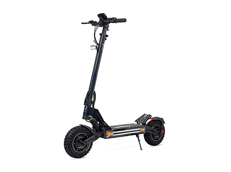 Patinete eléctrico - Ecoxtrem M41 Armored Dual LR, Pot. máx. 3200 W, Carga máx. 120 kg, 85 km autonomía, 24000 mAh, Azul Marino